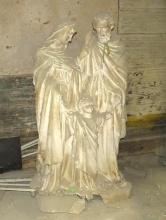 Jesus, Mary & Joseph Plaster Statue