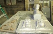 (3) Plaster Religious Icon Casts