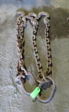 (2) Heavy Duty Chain Slings