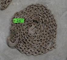 25" Chain w/ Grab Hook & Foundry Hook