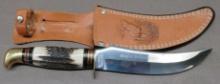 Hoffritz Solingen Germany Original Buffalo Skinner Sheath Knife