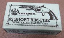 32 Short Rimfire Ammunition