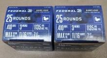 410 Gauge Shotgun Ammunition