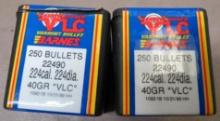 #22490 Barnes 22 Cal 40 gr VLC Bullets for Reloading