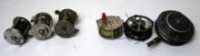 Six Vintage Fishing Reels