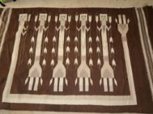 77x48" Navajo Yei Rug