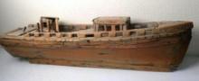 Primitive Wooden Ship